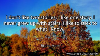 Englisches Zitat von Bruno Mars als Bild
