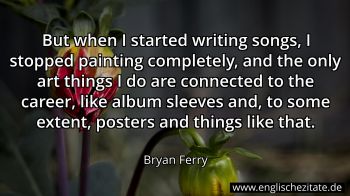 Englisches Zitat von Bryan Ferry als Bild