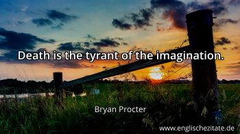 Englisches Zitat von Bryan Procter als Bild