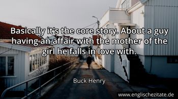 Englisches Zitat von Buck Henry als Bild
