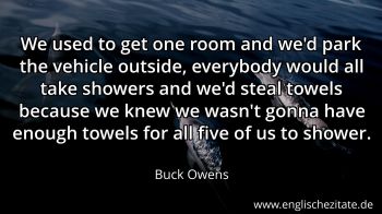 Englisches Zitat von Buck Owens als Bild