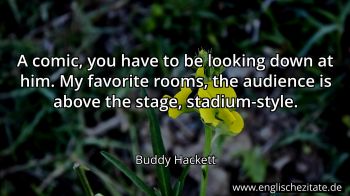 Englisches Zitat von Buddy Hackett als Bild