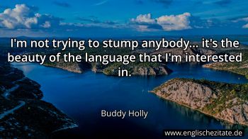 Englisches Zitat von Buddy Holly als Bild
