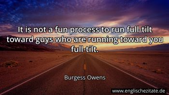 Englisches Zitat von Burgess Owens als Bild