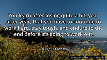 Englisches Zitat von Burgess Owens als Bild
