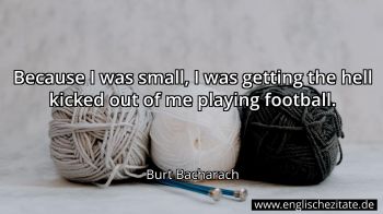 Englisches Zitat von Burt Bacharach als Bild