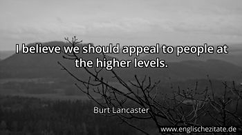 Englisches Zitat von Burt Lancaster als Bild