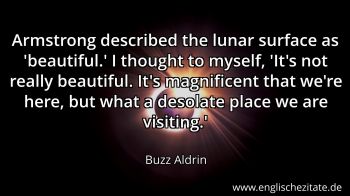 Englisches Zitat von Buzz Aldrin als Bild