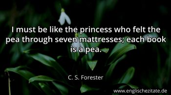 Englisches Zitat von C. S. Forester als Bild
