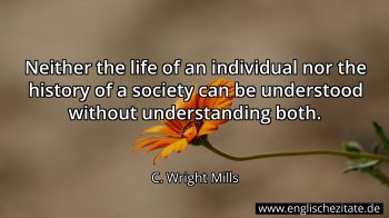 Englisches Zitat von C. Wright Mills als Bild