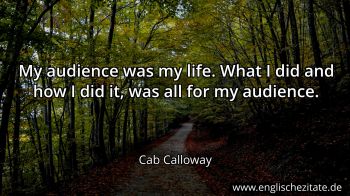 Englisches Zitat von Cab Calloway als Bild