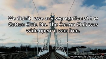 Englisches Zitat von Cab Calloway als Bild