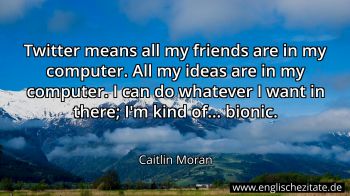 Englisches Zitat von Caitlin Moran als Bild