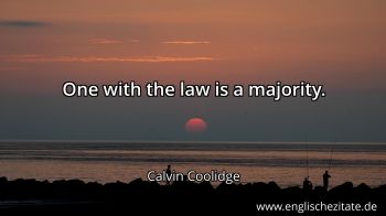Englisches Zitat von Calvin Coolidge als Bild