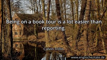 Englisches Zitat von Calvin Trillin als Bild