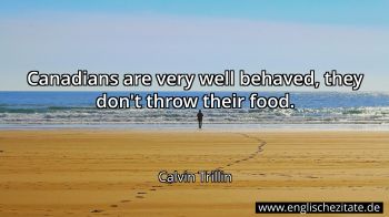 Englisches Zitat von Calvin Trillin als Bild