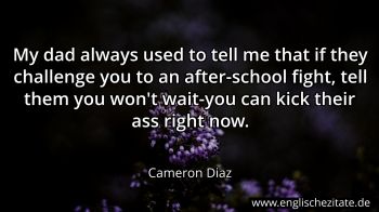 Englisches Zitat von Cameron Diaz als Bild