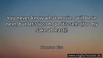 Englisches Zitat von Cameron Diaz als Bild