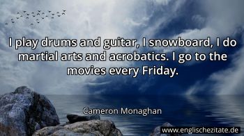 Englisches Zitat von Cameron Monaghan als Bild