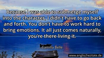 Englisches Zitat von Camilla Belle als Bild
