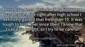 Englisches Zitat von Camilla Luddington als Bild