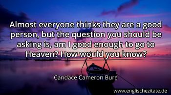 Englisches Zitat von Candace Cameron Bure als Bild