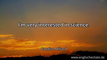 Englisches Zitat von Candice Millard als Bild