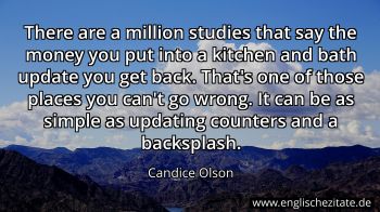 Englisches Zitat von Candice Olson als Bild