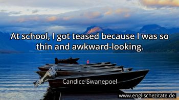 Englisches Zitat von Candice Swanepoel als Bild