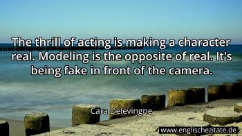 Englisches Zitat von Cara Delevingne als Bild