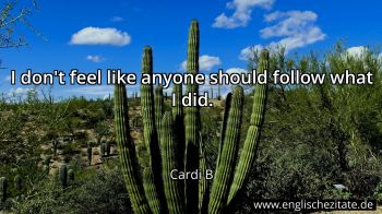 Englisches Zitat von Cardi B als Bild