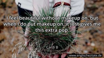 Englisches Zitat von Cardi B als Bild