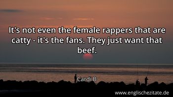 Englisches Zitat von Cardi B als Bild