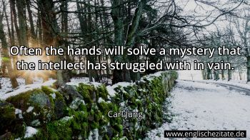 Englisches Zitat von Carl Jung als Bild