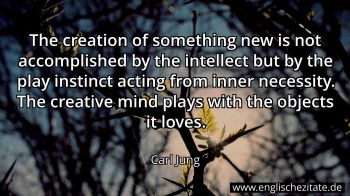 Englisches Zitat von Carl Jung als Bild