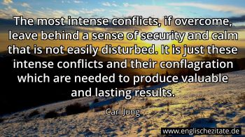 Englisches Zitat von Carl Jung als Bild