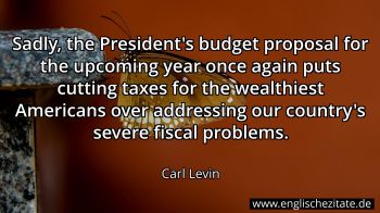 Englisches Zitat von Carl Levin als Bild