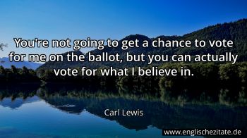 Englisches Zitat von Carl Lewis als Bild