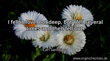Englisches Zitat von Carl Sandburg als Bild