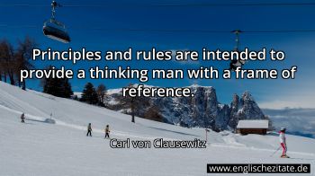 Englisches Zitat von Carl von Clausewitz als Bild