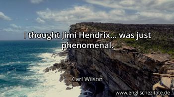 Englisches Zitat von Carl Wilson als Bild