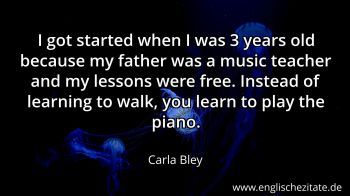 Englisches Zitat von Carla Bley als Bild