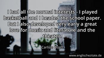 Englisches Zitat von Carlisle Floyd als Bild