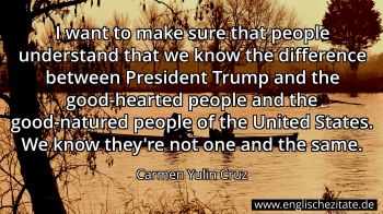 Englisches Zitat von Carmen Yulin Cruz als Bild