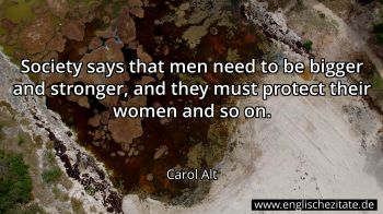 Englisches Zitat von Carol Alt als Bild