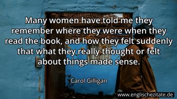 Englisches Zitat von Carol Gilligan als Bild
