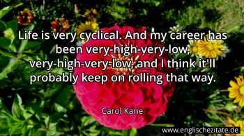 Englisches Zitat von Carol Kane als Bild