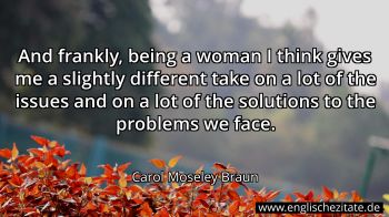 Englisches Zitat von Carol Moseley Braun als Bild