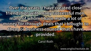 Englisches Zitat von Carol Roth als Bild