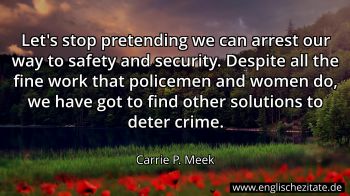 Englisches Zitat von Carrie P. Meek als Bild